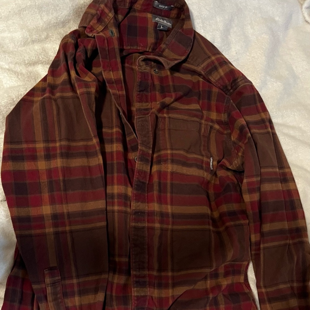 Eddie Bauer flannel button up